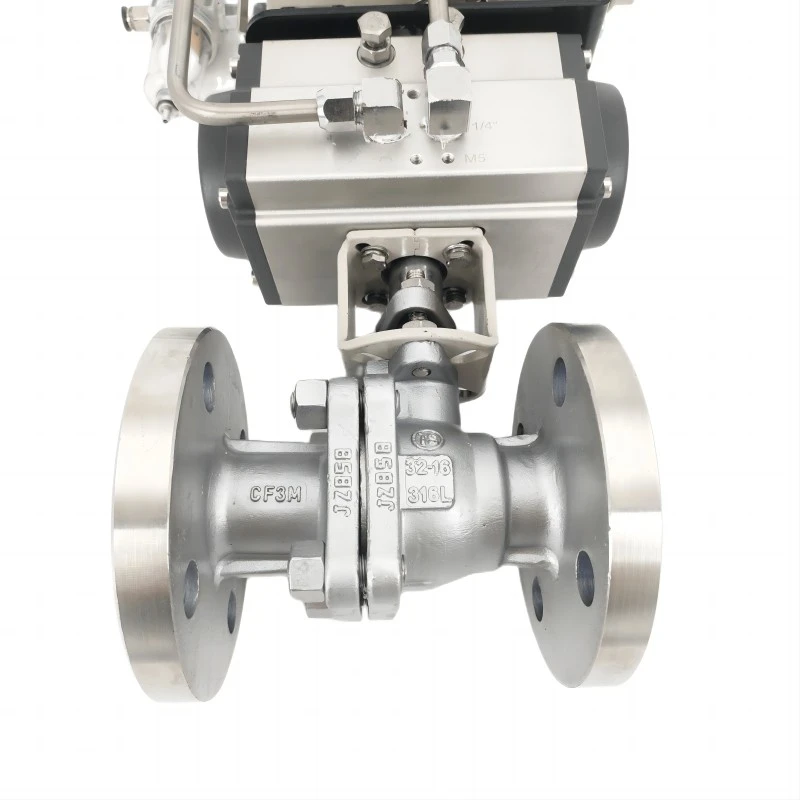 Pneumatic regulating ball valve show Pneumatic regulating ball valve show